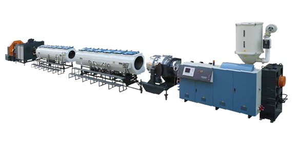 常用口徑 HDPE 管、PP 化工管及 MPP 電力護套管擠出生產(chǎn)線